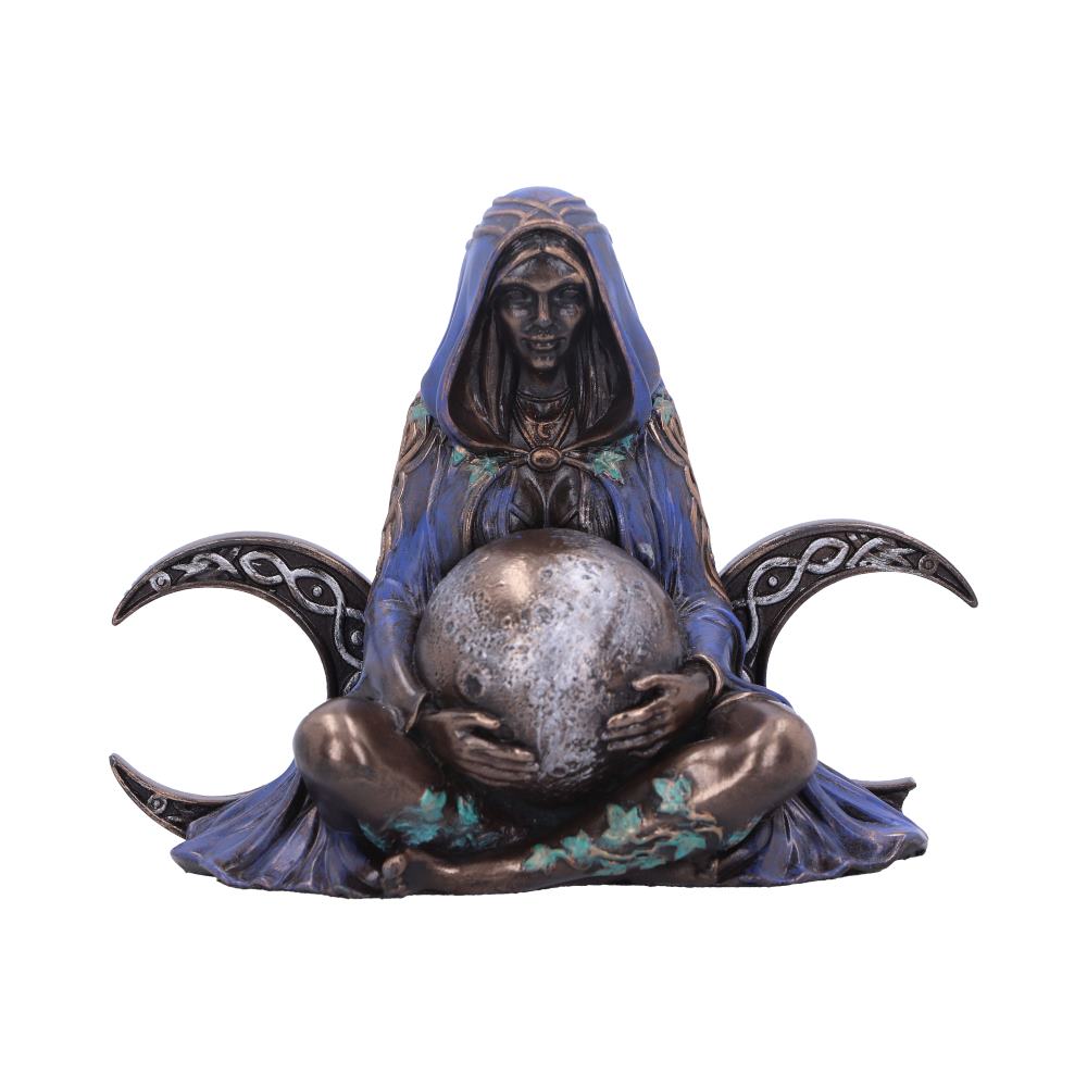 Triple Moon Goddess Art Figurine Mini