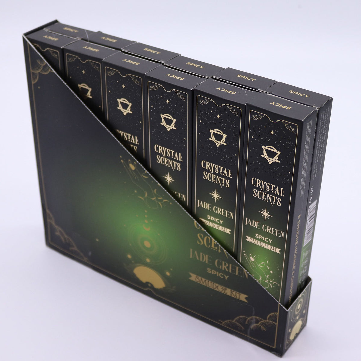 Jade Crystal Scents Smudge Incense - Spicy