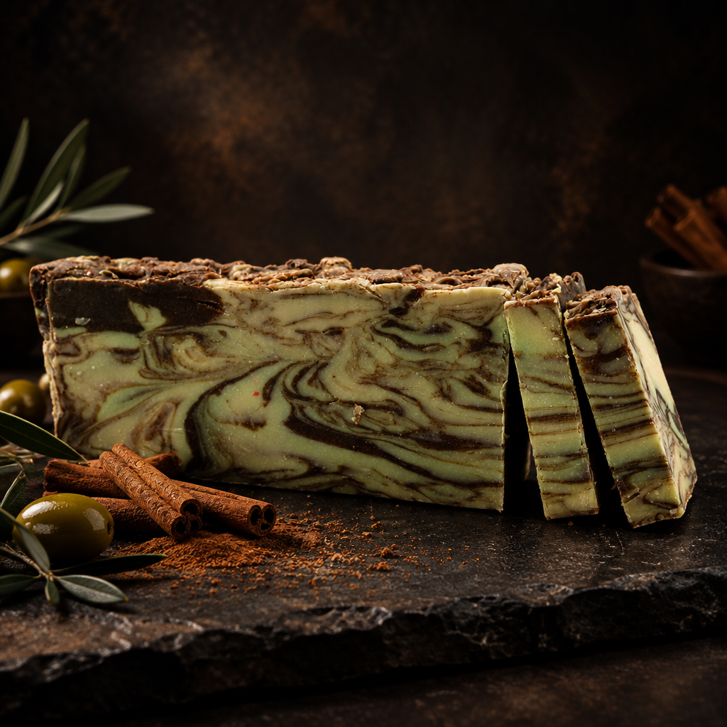 Cinnamon Olive Oil Soap Loaf