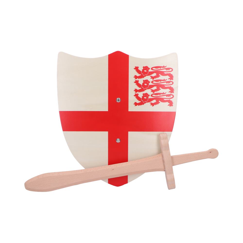 St George Shield Wooden Sword