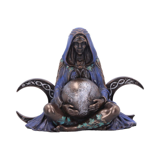 Triple Moon Goddess Art Figurine Mini