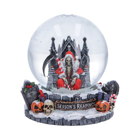 Silent Nightmares Seasons Reapings Snow Globe