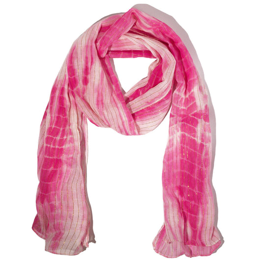 Nomad Sari Party Shine Scarf – Perfect Pink (180×50cm)
