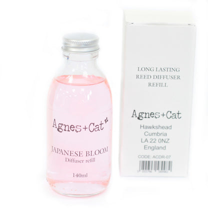 Agnes + Cat Reed Diffuser Refill - Japanese Bloom 150ml