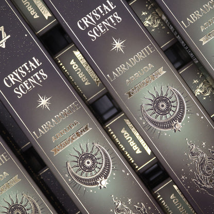 Labradorite Crystal Scents Smudge Incense - Arruda