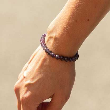 Petite Power Bracelet (17cmx6mm) - Amethyst