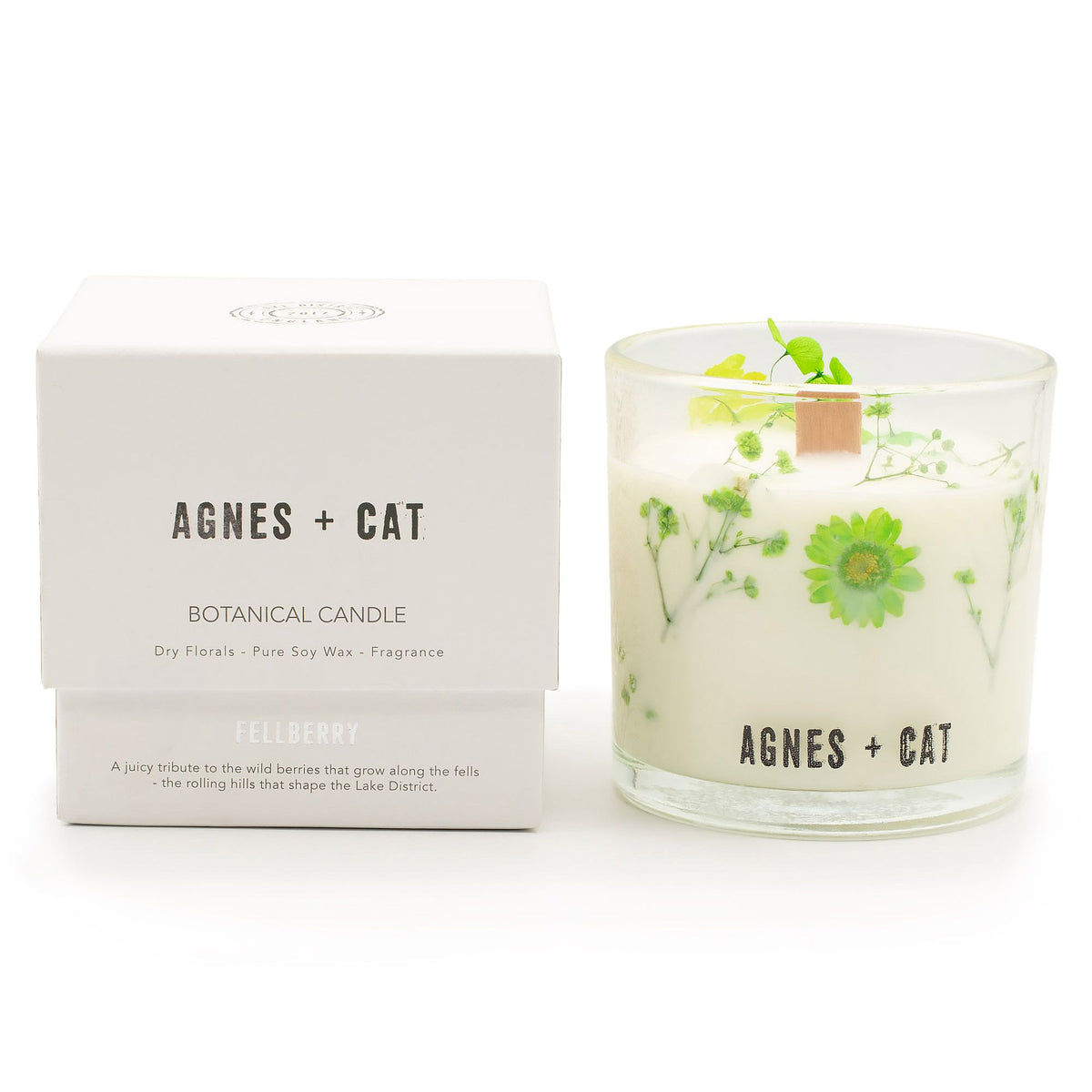 Agnes + Cat Botanical Soy Wax Candle - Fellberry