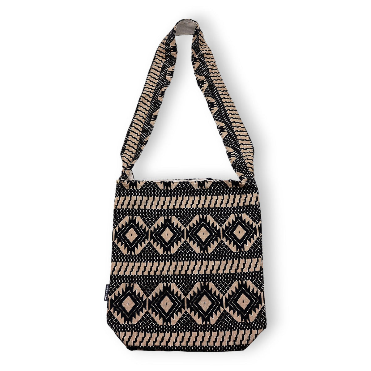Nomad Sari Jacquard Natural Nomad Carryall Bags - Desert Loom