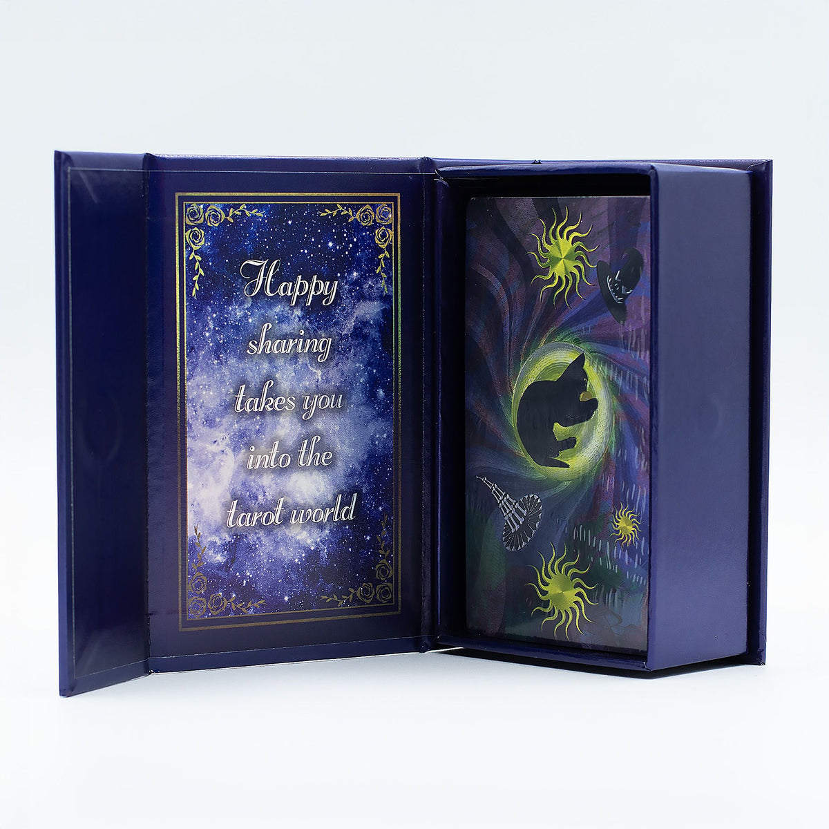 Purple Foil Tarot Card Set - Witch Tarot - with booklet