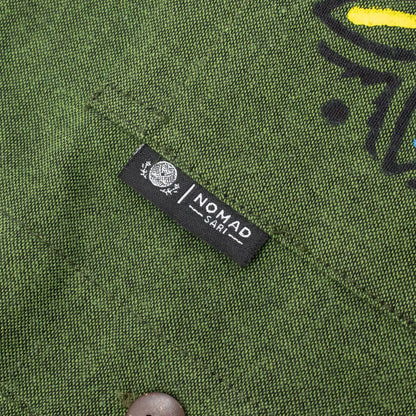 Nomad Sari Kathmandu Shirt - Forest Green - Medium