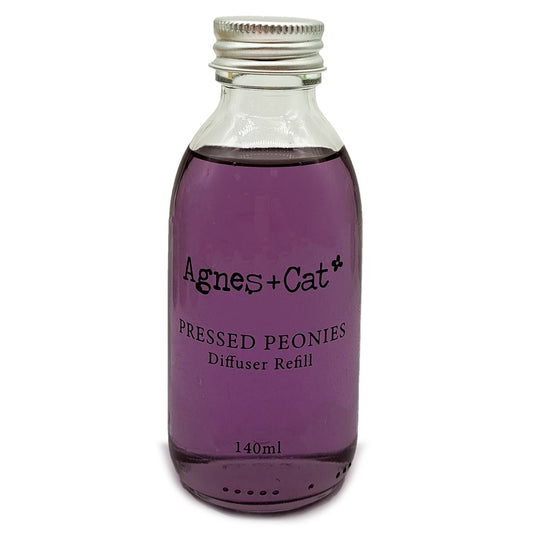 Agnes + Cat Reed Diffuser Refill - Pressed Peonies 150ml