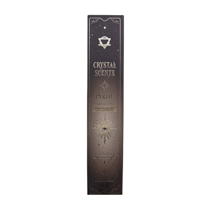 Pyrite Crystal Scents Smudge Incense - Cinnamon
