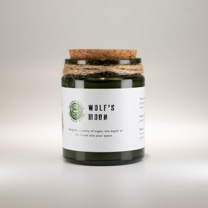 Greenman Woodwick Soy Candle - Wolf's Moon