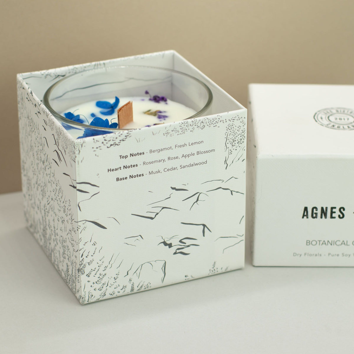 Agnes + Cat Botanical Soy Wax Candle - Moorland