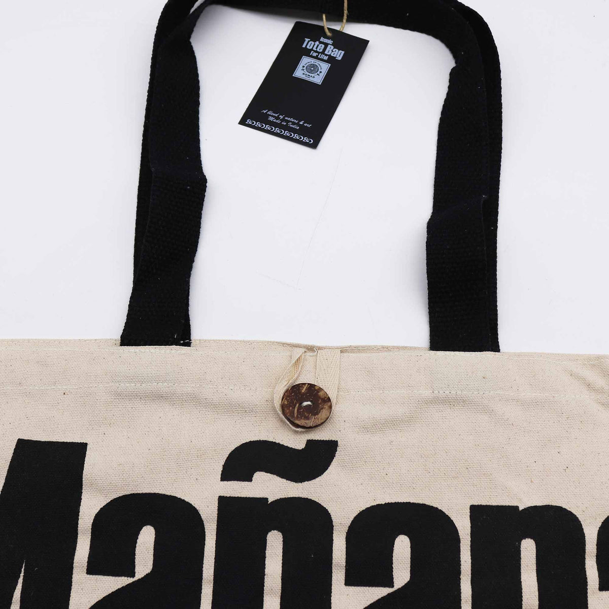 Iconic Classic Tote Bag - Mañana Mañana - Natural 10oz