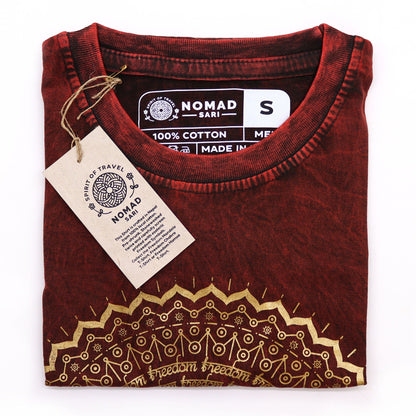 Mandala – Maroon
