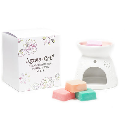 Wax Melter with Four Soy Wax Melts