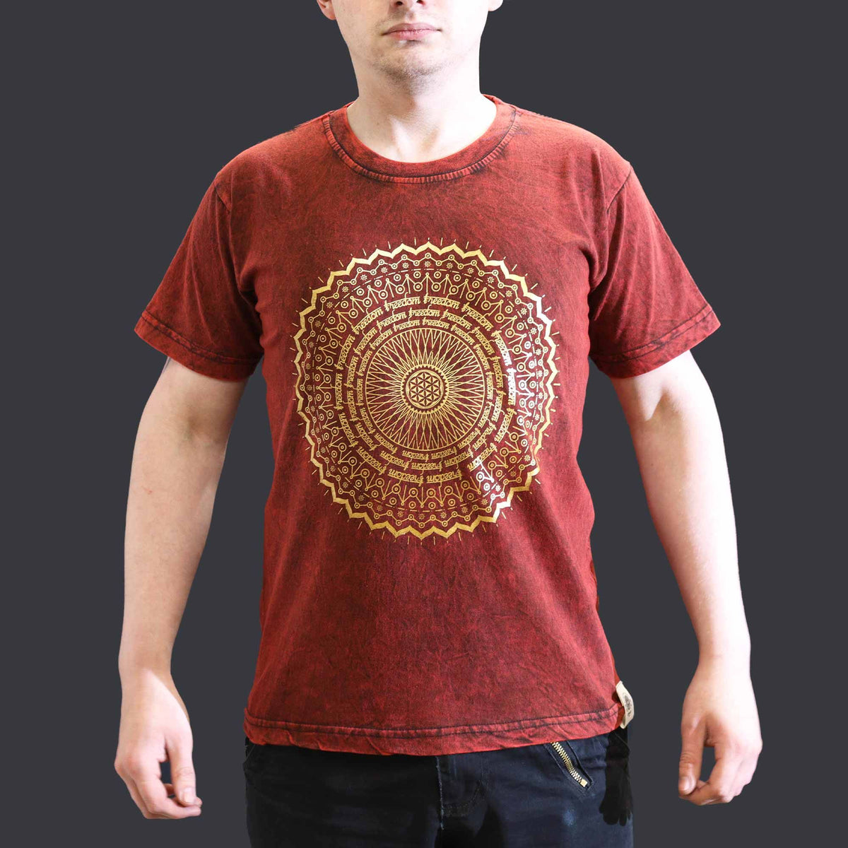 Mandala – Maroon