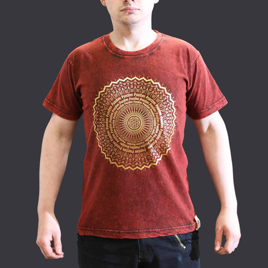 Mandala – Maroon