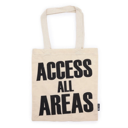 Iconic Basic Tote Bag - ACCESS ALL AREA - Natural 4oz
