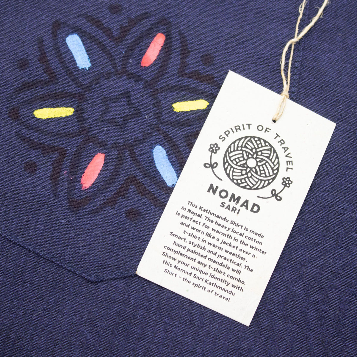 Nomad Sari Kathmandu Shirt - Indigo - Large