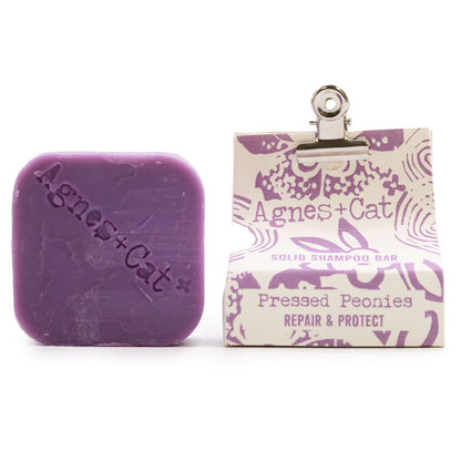 Agnes + Cat Pressed Peonies Solid Shampoo