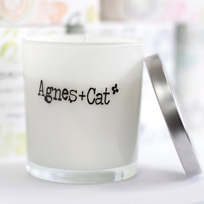 Agnes + Cat Votive Candle - Dolly Blue