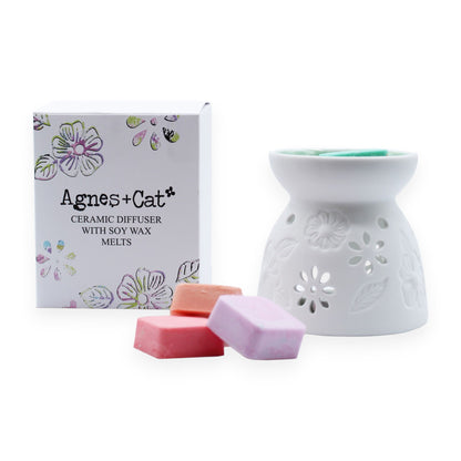 Wax Melter with Four Soy Wax Melts