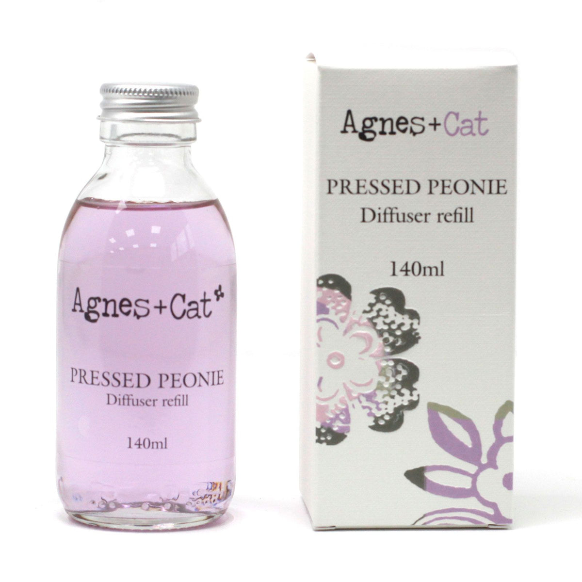 Agnes + Cat Reed Diffuser Refill - Pressed Peonies 150ml