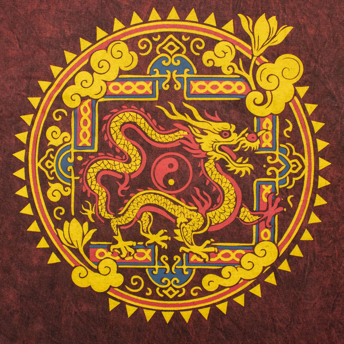 Dragon Mandala - Maroon