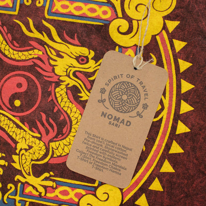 Dragon Mandala - Maroon