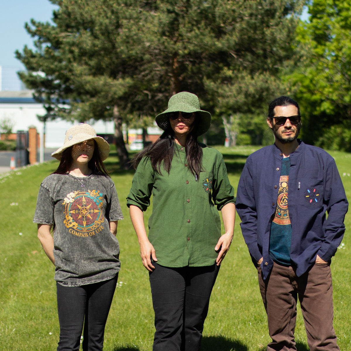 Nomad Sari Kathmandu Shirt - Forest Green - XXL