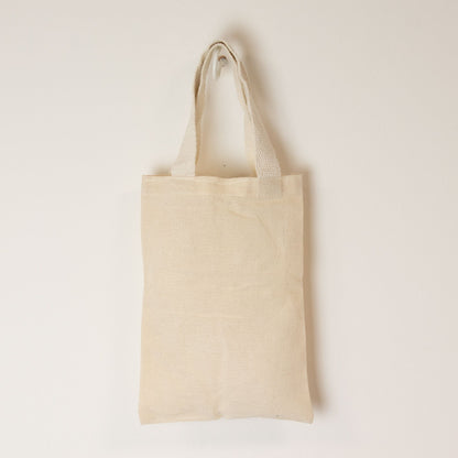 Nomad Sari Iconic Mini Gift Tote Bag - Unprinted- (25x18cm) - Natural 4oz