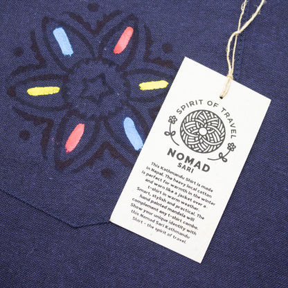 Nomad Sari Kathmandu Shirt - Indigo - XL