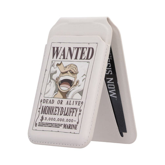 One Piece Luffy Wanted Poster Magsafe Card Holder
