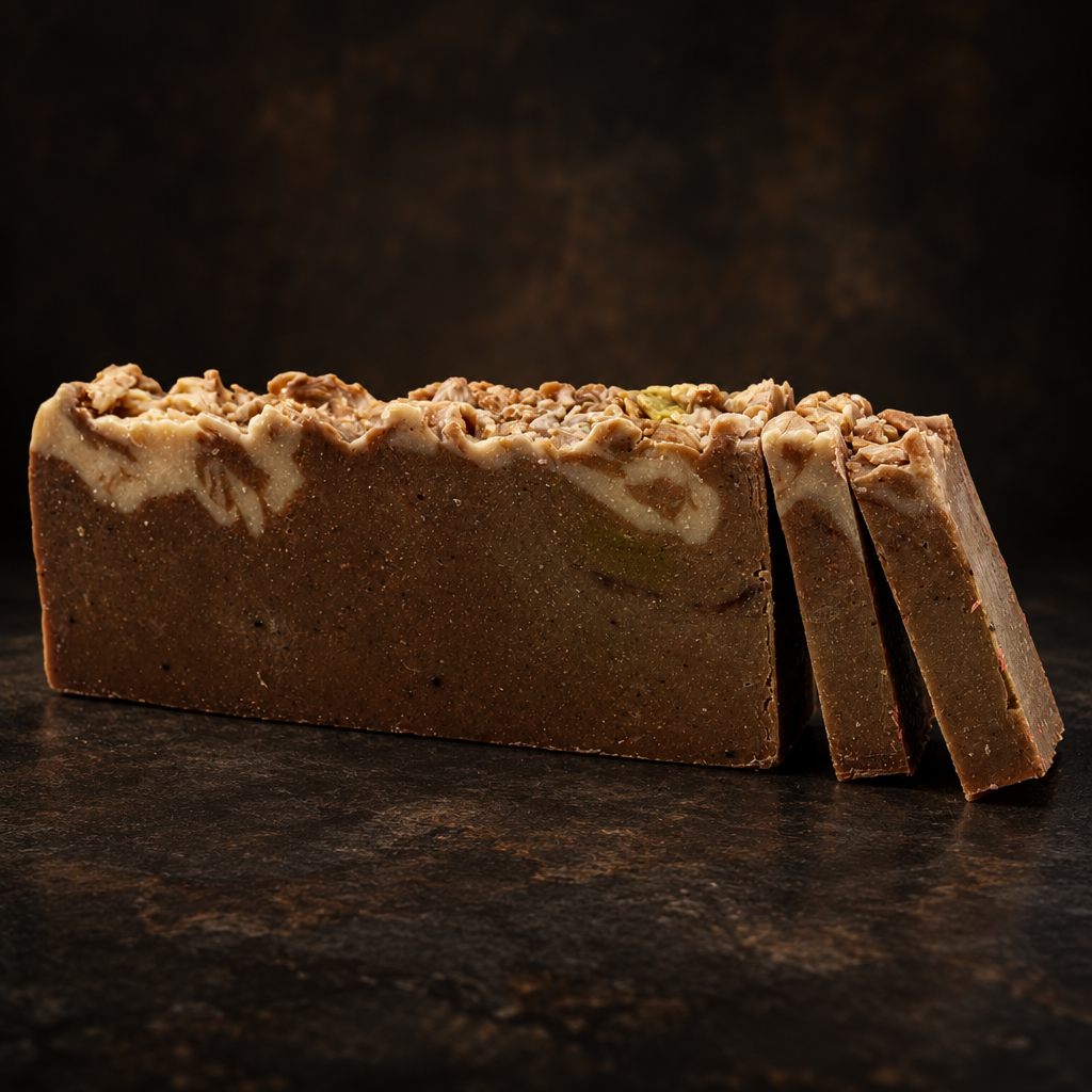 Chocolate Olive Oil Soap Loaf