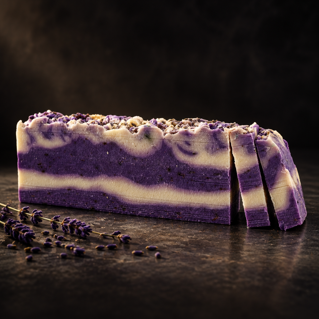 Lavender Olive Oil Soap Loaf