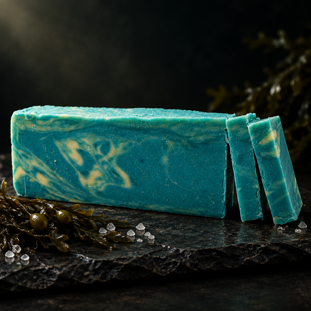 Seaweed Olive Oil Soap Loaf